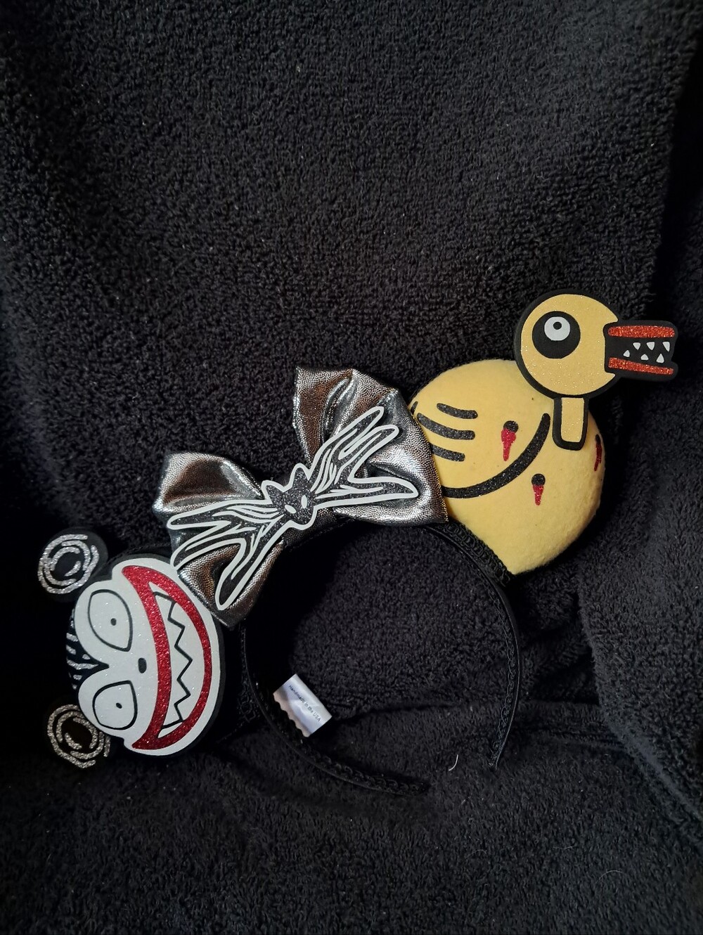 Handmade NBC Scarey Teddy and Undead Duck Minnie Ears